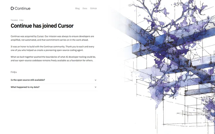 Continue home page, captured Oct 15, 2026