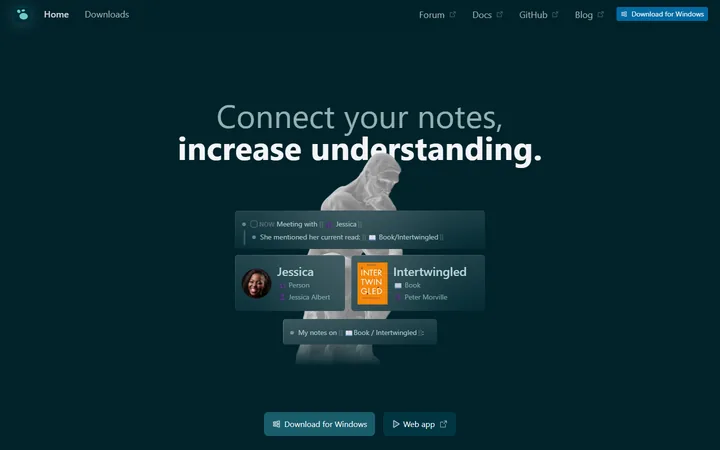 Logseq home page, captured Oct 15, 2026